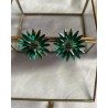 Обеци “Green Flowers”