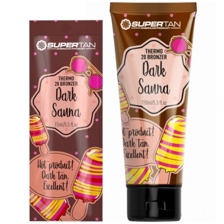 Dark Sauna SuperTAN Бронзант със загряващо действие "Гореща сауна" 200мл