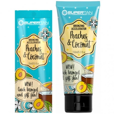 SuperTan Peaches & Coconut Бронзиращ Акселератор Праскови & кокос 200 мл
